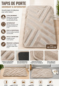 TAPIS DE PORTE DOUX ET ÉLÉGANT