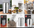 GAMELLE ISOTHERME PREMIUM EN ACIER INOX-4 NIVEAUX