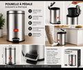 POUBELLE ÉLÉGANTE PREMIUM À PÉDALE (PETIT MODÈLE)